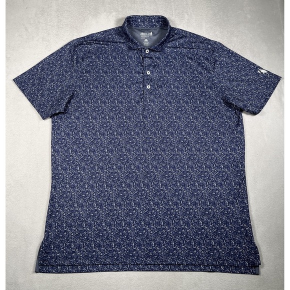 johnnie-O Other - Johnnie-O Mens Large Performance Polo Shirt Navy Blue Beach Surfer UPF 50 Golf
